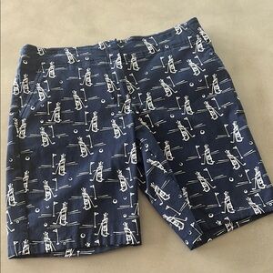 Izod Nautical Blue and White womens golf ⛳️ shorts